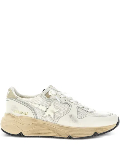 Golden Goose Leather Sneakers In White