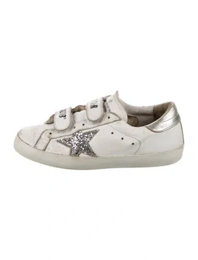 Pre-owned Golden Goose Babies' Leather Sneakers In White