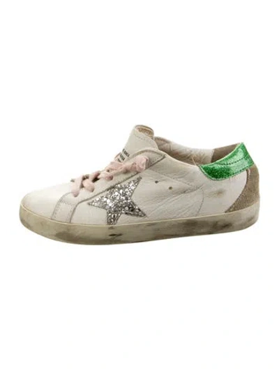Pre-owned Golden Goose Babies' Leather Sneakers In White