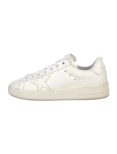 Pre-owned Golden Goose Leather Sneakers In White