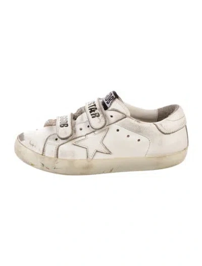 Pre-owned Golden Goose Babies' Leather Sneakers In White
