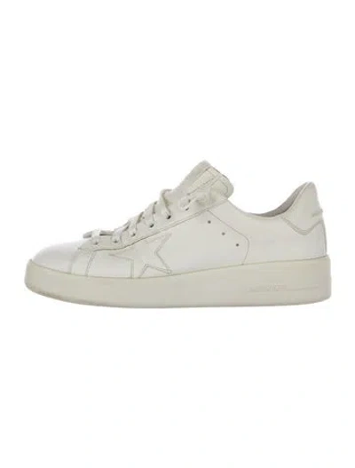 Pre-owned Golden Goose Leather Sneakers In White