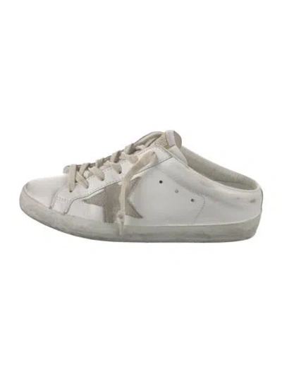 Pre-owned Golden Goose Leather Sneakers In White