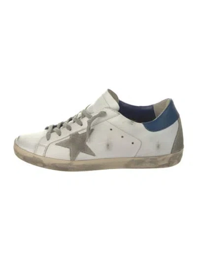 Pre-owned Golden Goose Leather Sneakers In White