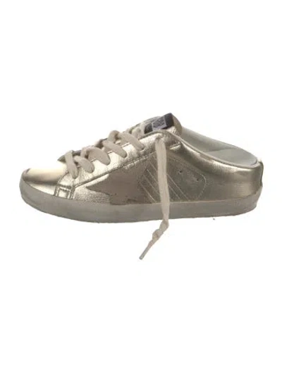 Pre-owned Golden Goose Leather Sneakers In White