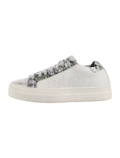 Pre-owned Golden Goose Leather Sneakers In White