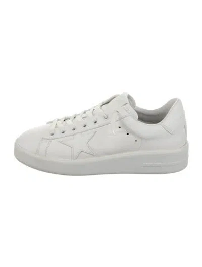 Pre-owned Golden Goose Leather Sneakers In White