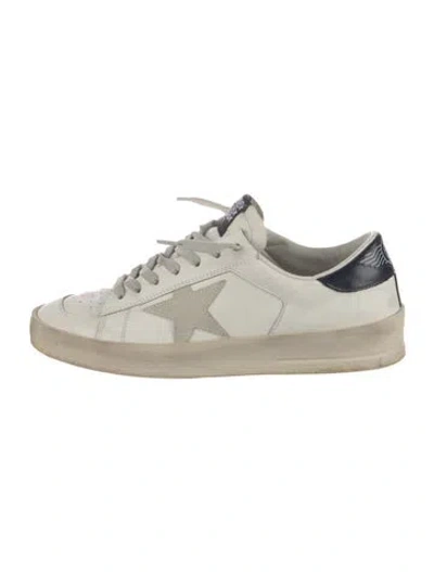 Pre-owned Golden Goose Leather Sneakers In White