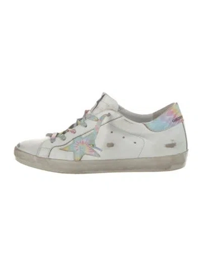 Pre-owned Golden Goose Leather Sneakers In White