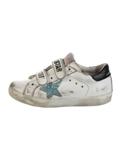Pre-owned Golden Goose Babies' Leather Sneakers In White