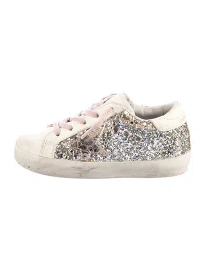 Pre-owned Golden Goose Babies' Leather Sneakers In White