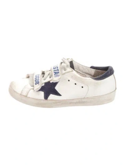 Pre-owned Golden Goose Babies' Leather Sneakers In White