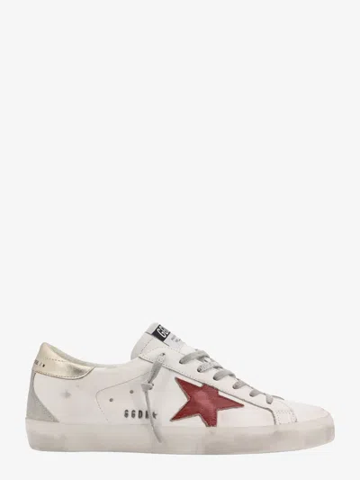Golden Goose Deluxe Brand Men Leather Sneakers With Back Laminated Patch In Multi