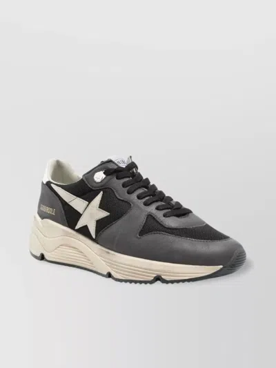 Golden Goose Leather Sneakers With Chunky Rubber Sole
