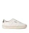 Golden Goose Soul Star Low-top Leather Sneakers With Used Effect In White