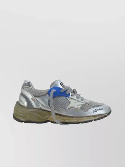 Golden Goose Leather Star Mesh Running Sneakers