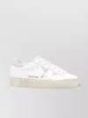 Golden Goose Leather Star Patch Low Top Sneakers In White