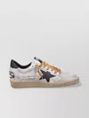 Golden Goose Ballstar Suede Upper Toe Tongue And Spur Leather Star And Heel Sneakers Black