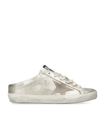 Golden Goose Leather Super Star Sabot Low-top Sneakers In Gold