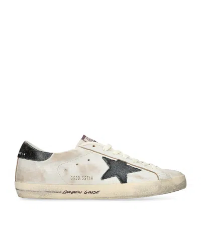 Golden Goose Leather Super-star Sneakers In White