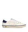 Golden Goose Leather Super Star Sneakers In Blue