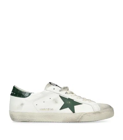 GOLDEN GOOSE GOLDEN GOOSE LEATHER SUPER-STAR SNEAKERS