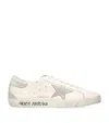 Golden Goose Super-star Nappa Upper Nabuk Star Suede Tongue Heel And Spur In White