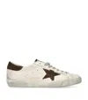 Golden Goose Leather Super Star Sneakers In White