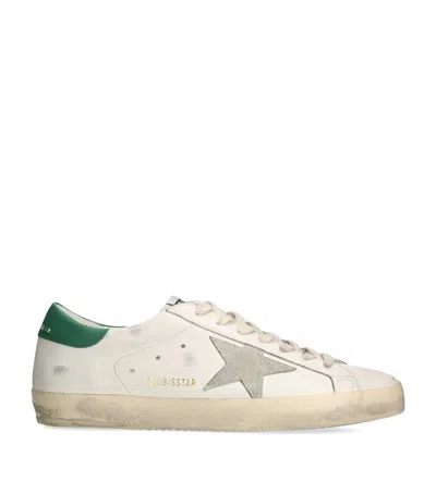 Golden Goose Leather Super-star Sneakers In White