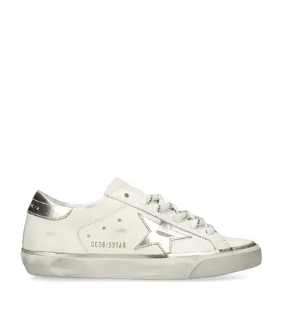 GOLDEN GOOSE LEATHER SUPER-STAR SNEAKERS