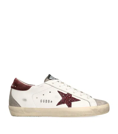 Golden Goose Leather Super-star Sneakers In White