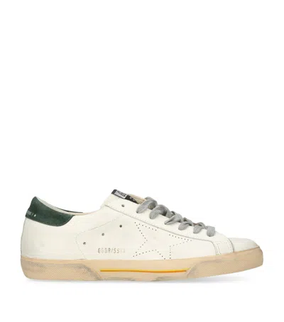 Golden Goose Leather Super-star Sneakers In White