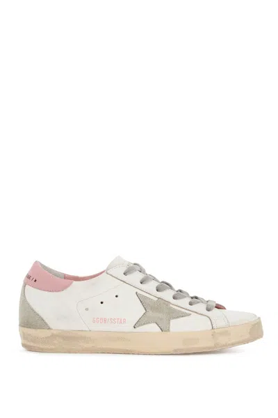 Golden Goose Leather Super-star Sneakers In White