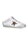 Golden Goose Superstar Sabot 81811 Leather And Shearling Trainers In White