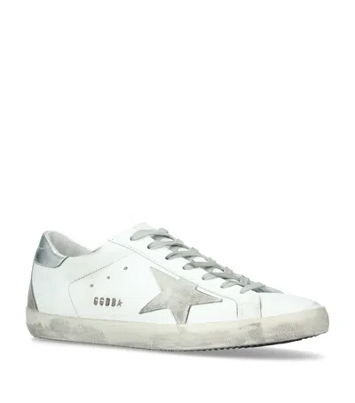 Golden Goose Leather Superstar Sneakers In White