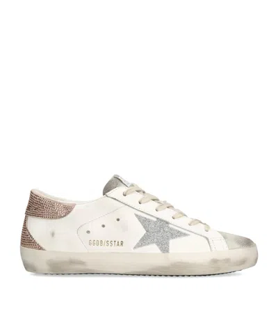 Golden Goose Leather Superstar Sneakers In White