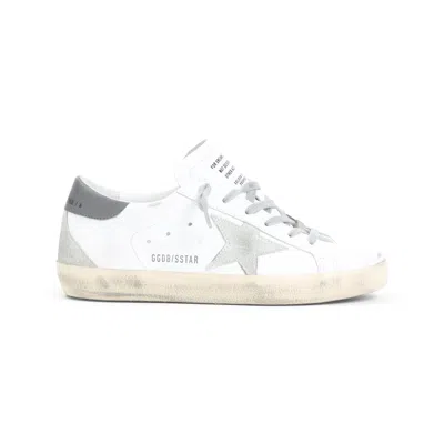 Golden Goose Leather Superstar Sneakers Women In White
