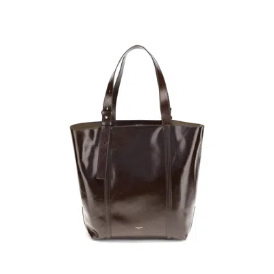 Golden Goose Leather Tote Bag In Brown