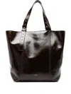 Golden Goose Leather Tote Bag Adjustable Strap In Brown