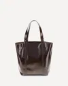 Golden Goose Leather Tote Bag In Brown