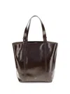 Golden Goose Leather Tote Bag In Brown