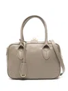 Golden Goose Vita Zip Goat Leather Top-handle Bag In Green