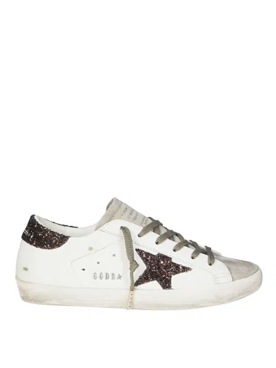 Golden Goose Deluxe Brand Women Super Star Leather Sneakers In Neutral