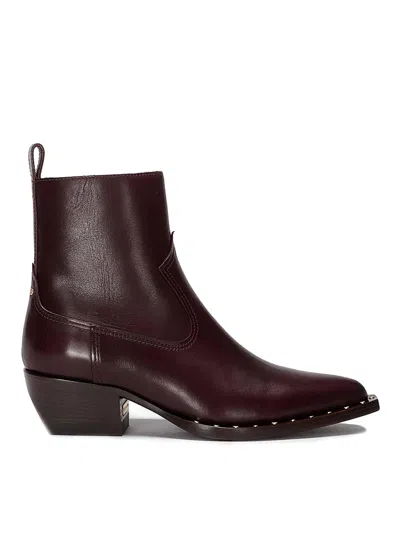 GOLDEN GOOSE BOTAS - ROJO OSCURO