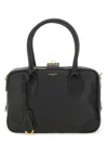 Golden Goose Black Vita Leather Satchel Bag