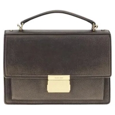 Pre-owned Golden Goose Leather With Gold-tone Hardware Top Handle Bag � Brown