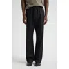 Golden Goose Lennon Virgin Wool Twill Joggers In Black