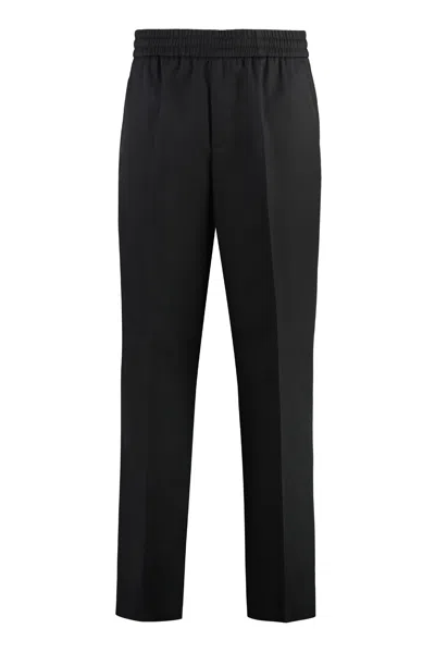 Golden Goose Wool Jogging Pants In Black