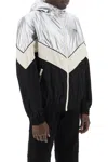 Golden Goose Star Patchwork Windbreaker Nylon Jacket In Multi