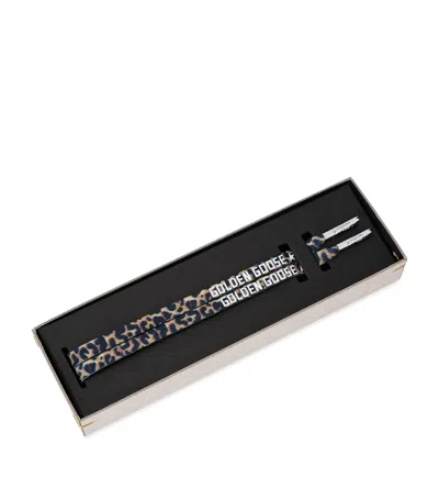 Golden Goose Leopard Print Laces